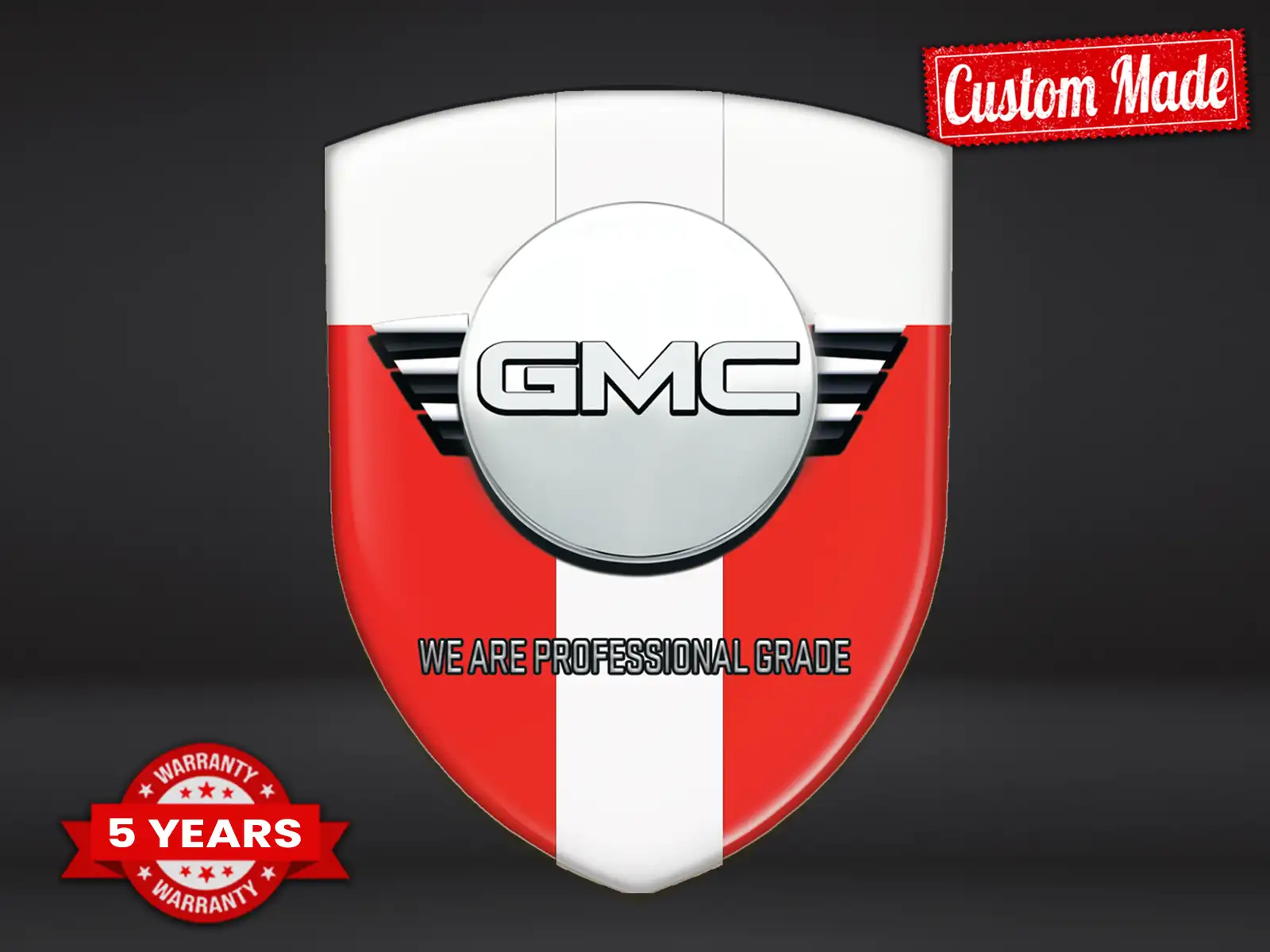GMC Doming Sticker Hochwertig Pro Anpassbar